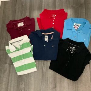 Lot of 6 Polo shirts